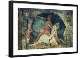 Mithras Killing The Bull-null-Framed Giclee Print