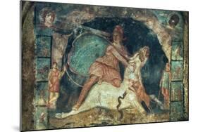 Mithras Killing The Bull-null-Mounted Giclee Print