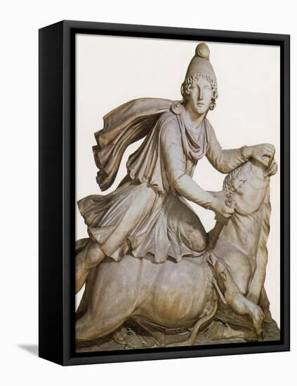 Mithras Slaying the Great Bull-Science Source-Framed Stretched Canvas