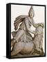 Mithras Slaying the Great Bull-Science Source-Framed Stretched Canvas