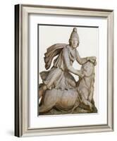 Mithras Slaying the Great Bull-Science Source-Framed Giclee Print