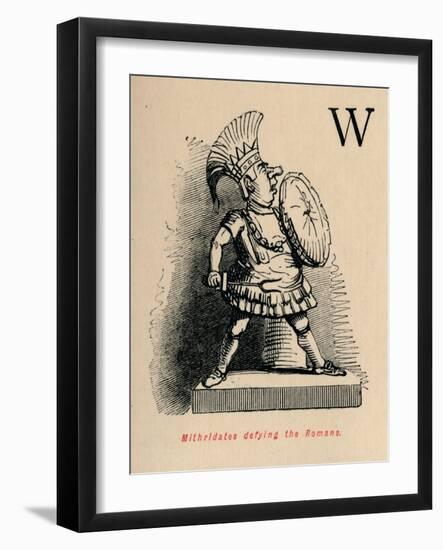 'Mithridates defying the Romans', 1852-John Leech-Framed Giclee Print