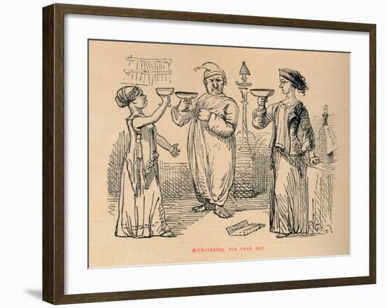 'Mithridates, his rash Act', 1852-John Leech-Framed Giclee Print