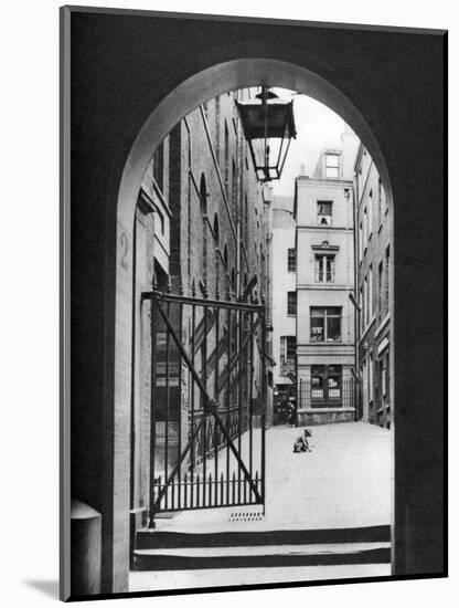 Mitre Court by the Temple, London, 1926-1927-McLeish-Mounted Giclee Print
