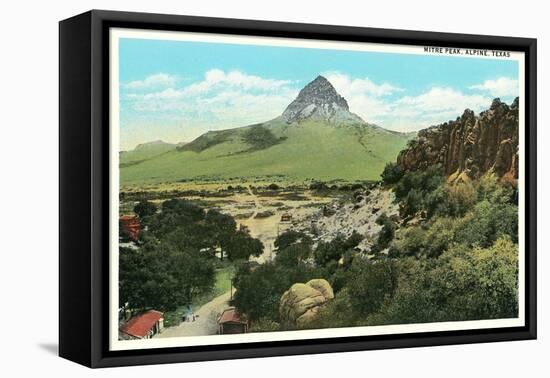 Mitre Peak, Alpine-null-Framed Stretched Canvas