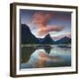 Mitre Peak, Milford Sound, Fiordland National Park, South Island, New Zealand-Doug Pearson-Framed Photographic Print