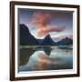 Mitre Peak, Milford Sound, Fiordland National Park, South Island, New Zealand-Doug Pearson-Framed Photographic Print