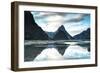 Mitre Peak, Milford Sound, Fiordland National Park, South Island, New Zealand-Doug Pearson-Framed Photographic Print