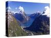 Mitre Peak, Milford Sound, Fiordland National Park, South Island, New Zealand-David Wall-Stretched Canvas