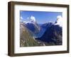 Mitre Peak, Milford Sound, Fiordland National Park, South Island, New Zealand-David Wall-Framed Photographic Print