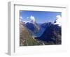 Mitre Peak, Milford Sound, Fiordland National Park, South Island, New Zealand-David Wall-Framed Photographic Print