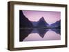 Mitre Peak, Milford Sound, Fiordland National Park, South Island, New Zealand-Doug Pearson-Framed Photographic Print