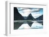 Mitre Peak, Milford Sound, Fiordland National Park, South Island, New Zealand-Doug Pearson-Framed Photographic Print