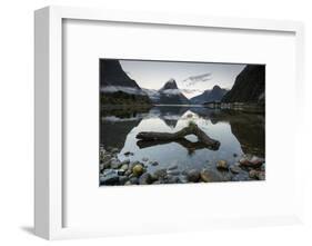 Mitre Peak, Milford Sound, Fiordland National Park, South Island, New Zealand-Ed Rhodes-Framed Photographic Print