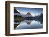 Mitre Peak reflected at Milford Sound, Fiordland National Park, South Island, New Zealand-Ed Rhodes-Framed Photographic Print