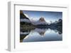 Mitre Peak reflected at Milford Sound, Fiordland National Park, South Island, New Zealand-Ed Rhodes-Framed Photographic Print