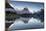 Mitre Peak reflected at Milford Sound, Fiordland National Park, South Island, New Zealand-Ed Rhodes-Mounted Photographic Print