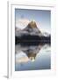 Mitre Peak reflected at Milford Sound, Fiordland National Park, South Island, New Zealand-Ed Rhodes-Framed Photographic Print