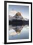 Mitre Peak reflected at Milford Sound, Fiordland National Park, South Island, New Zealand-Ed Rhodes-Framed Photographic Print