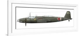 Mitsubishi Ki-21 Bomber of the Imperial Japanese Army Air Service-Stocktrek Images-Framed Premium Giclee Print