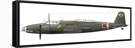 Mitsubishi Ki-21 Bomber of the Imperial Japanese Army Air Service-Stocktrek Images-Framed Stretched Canvas