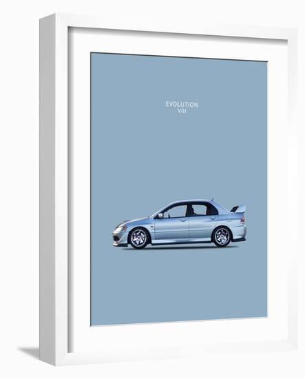 Mitsubishi Lancer Evo. VIII-Mark Rogan-Framed Art Print