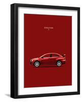 Mitsubishi Lancer Evolution X-Mark Rogan-Framed Art Print