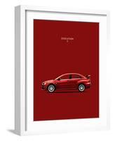 Mitsubishi Lancer Evolution X-Mark Rogan-Framed Art Print