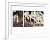 Mitsukini Defying the Skeleton Spectre, circa 1845-Kuniyoshi Utagawa-Framed Giclee Print