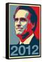 Mitt Romney 2012 Political Poster-null-Framed Stretched Canvas