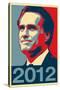 Mitt Romney 2012 Political Poster-null-Stretched Canvas