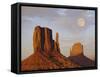 Mitten Butte Rocks, Monument Valley, Arizona, USA-null-Framed Stretched Canvas