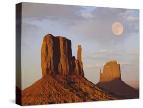 Mitten Butte Rocks, Monument Valley, Arizona, USA-null-Stretched Canvas