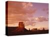 Mitten Buttes at Sunset in Monument Valley Navajo Tribal Park-James Randklev-Stretched Canvas