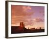 Mitten Buttes at Sunset in Monument Valley Navajo Tribal Park-James Randklev-Framed Photographic Print