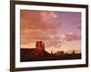 Mitten Buttes at Sunset in Monument Valley Navajo Tribal Park-James Randklev-Framed Photographic Print