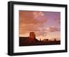 Mitten Buttes at Sunset in Monument Valley Navajo Tribal Park-James Randklev-Framed Photographic Print