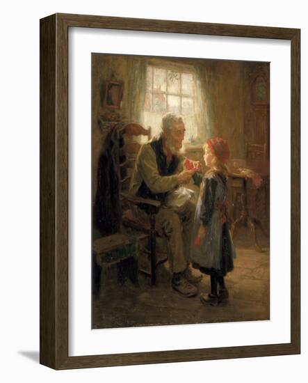 Mittens, 1907-Ralph Hedley-Framed Giclee Print
