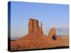 Mittens at Sunset, Monument Valley, Utah, USA-Jean Brooks-Stretched Canvas