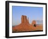 Mittens at Sunset, Monument Valley, Utah, USA-Jean Brooks-Framed Photographic Print