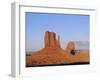 Mittens at Sunset, Monument Valley, Utah, USA-Jean Brooks-Framed Photographic Print