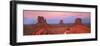 Mittens in Monument Valley, Arizona-Frank Krahmer-Framed Giclee Print