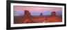 Mittens in Monument Valley, Arizona-Frank Krahmer-Framed Giclee Print