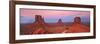 Mittens in Monument Valley, Arizona-Frank Krahmer-Framed Giclee Print