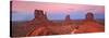 Mittens in Monument Valley, Arizona-Frank Krahmer-Stretched Canvas