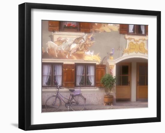 Mittenwald, Bayern, Germany-Walter Bibikow-Framed Premium Photographic Print