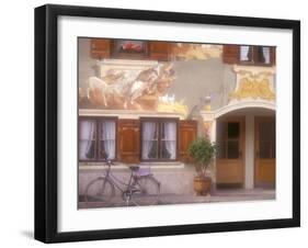 Mittenwald, Bayern, Germany-Walter Bibikow-Framed Premium Photographic Print