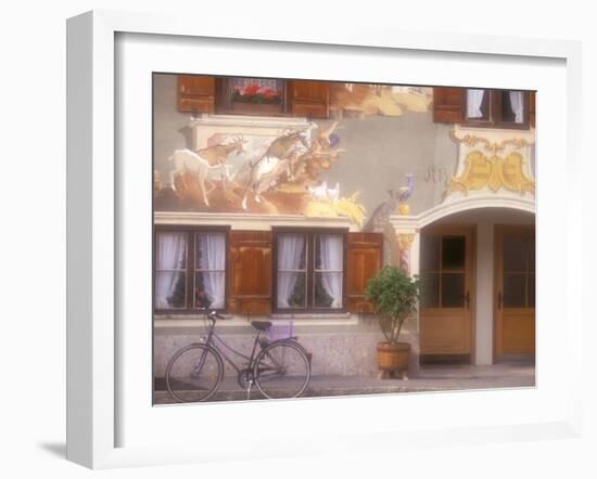 Mittenwald, Bayern, Germany-Walter Bibikow-Framed Premium Photographic Print