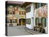 Mittenwald, Luftlmalerei, Bavaria, Germany-Alan Copson-Stretched Canvas