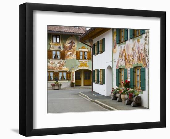 Mittenwald, Luftlmalerei, Bavaria, Germany-Alan Copson-Framed Photographic Print